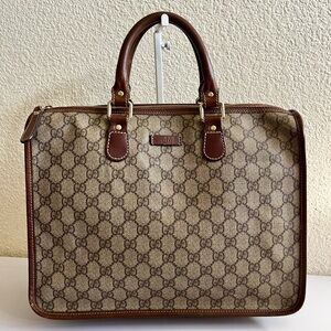 Gucci Brown Monogram unisex Bag